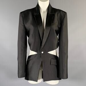 LE THANH HOA Size S Black Tuxedo Jacket